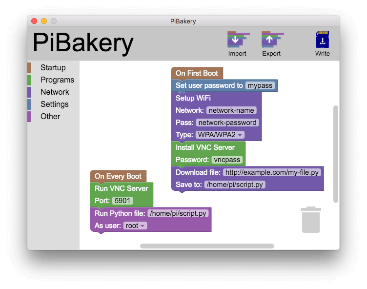 blocks-on-workspace - RaspberryItaly