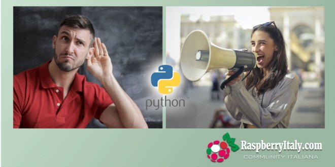 ascolta e parla con Python